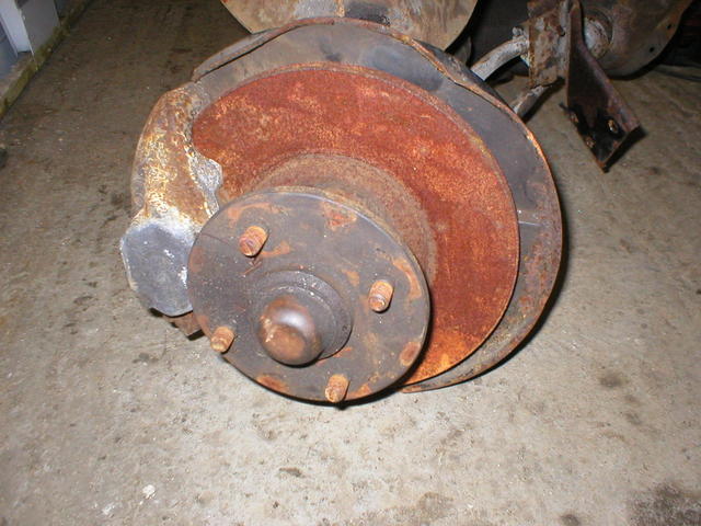 stub axle as recieved